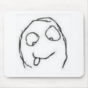 Herp Derp Rage Comic Mouse Pad