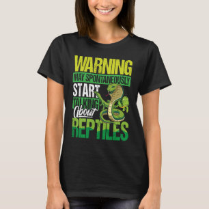 Herpetologist Apparel Herpetology Reptile for Wome T-Shirt