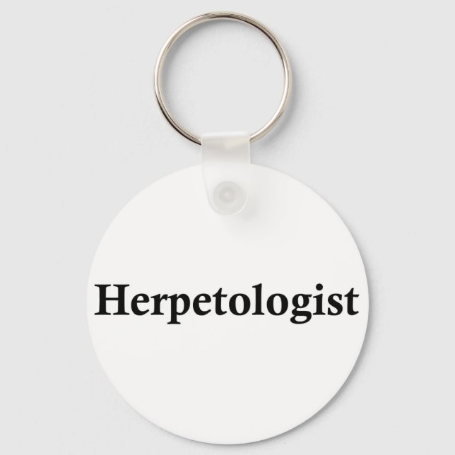 Herpetologist Key Ring (Front)