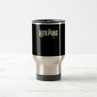 Herpetology Retiles Snake Zoology Frog Herping Travel Mug