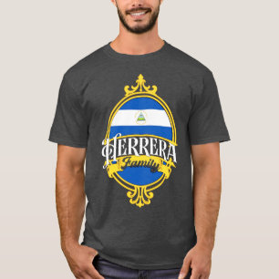 Herrera Family Nicaragua Flag T-Shirt