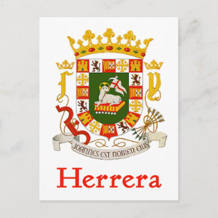 Herrera Shield of Puerto Rico Postcard