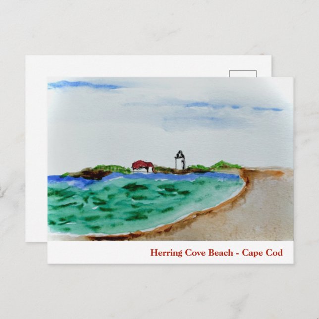 Herring Cove Beach - Cape Cod - Postcard (Front/Back)