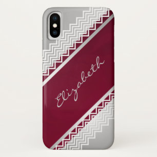 Herringbone Lace Personalised Case-Mate iPhone Case