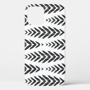 Herringbone pattern for home decor. iPhone 12 case