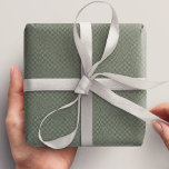 Herringbone tweed classic sage green Christmas Wrapping Paper Sheet<br><div class="desc">This trio of simple tweed-effect sage green Christmas wrapping paper sheets is perfect for all of your holiday gifts. This classic pattern - a herringbone fabric effect - is chic and subtle and can work with a variety of holiday design themes. The rich green is festive and the pattern gives...</div>