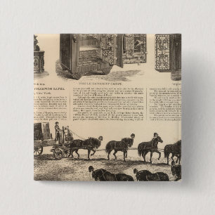 Herring's Patent Champion Safes 15 Cm Square Badge