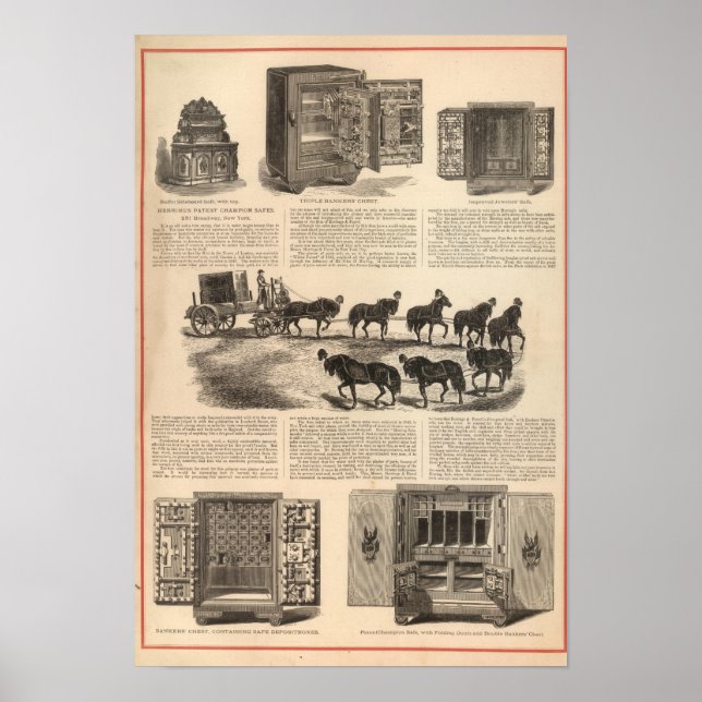 Herring's Patent Champion Safes Poster (Front)