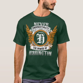 Herrington Name Shirt Never Underestimate The Powe