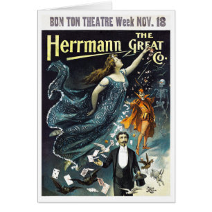 Herrmann The Great Restored Vintage Travel Poster