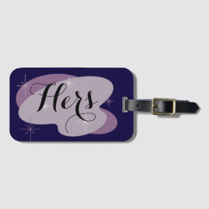 Hers or Personalise your own Luggage Tag