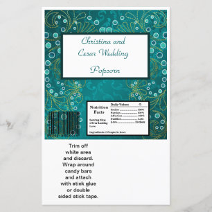 Hershey's Large Bar Wrapper Arabian Teal