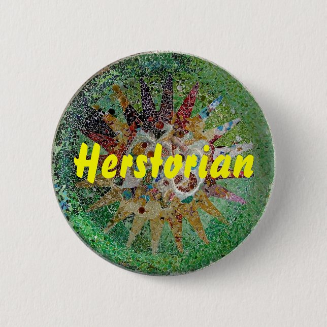 Herstorian 6 Cm Round Badge (Front)