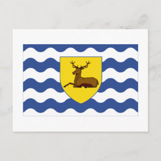 Hertfordshire Flag Postcard