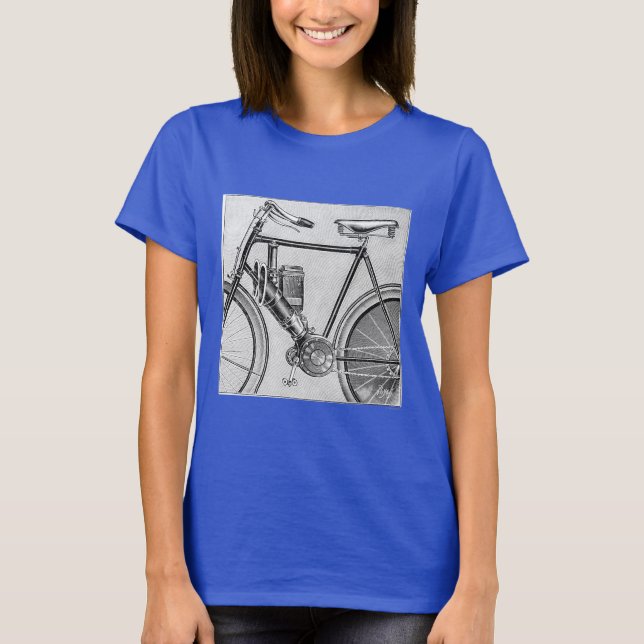 Hertschmann Motorcycle, 1895 T-Shirt (Front)