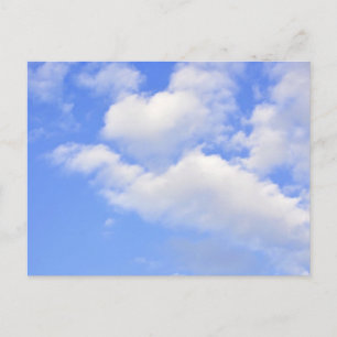 Herz aus Wolken Postcard