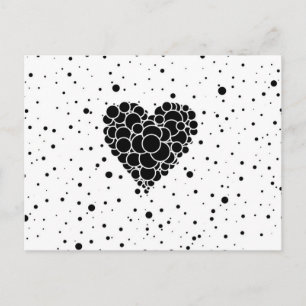 Herz Blasen Postcard