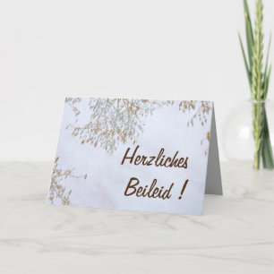 Herzliches Beileid ! Card