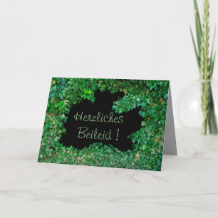 Herzliches Beileid Card