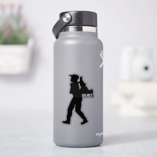 He's Backpacking Idaho Vinyl Decal