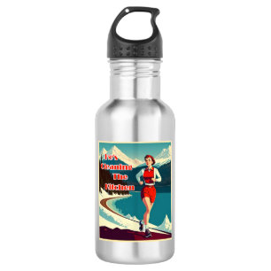 He's Cleaning The Kitchen Sassy Runner 532 Ml Water Bottle