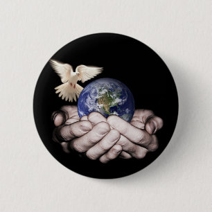 He's Got The Whole World... 6 Cm Round Badge