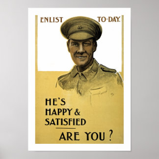 He's Happy and Satisfied, Are You? Poster