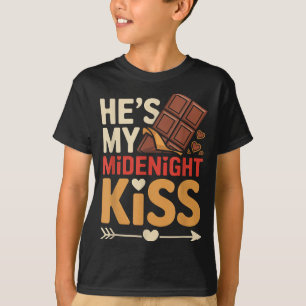 Hes My Midnight Kiss Happy New Year Matching Coupl T-Shirt
