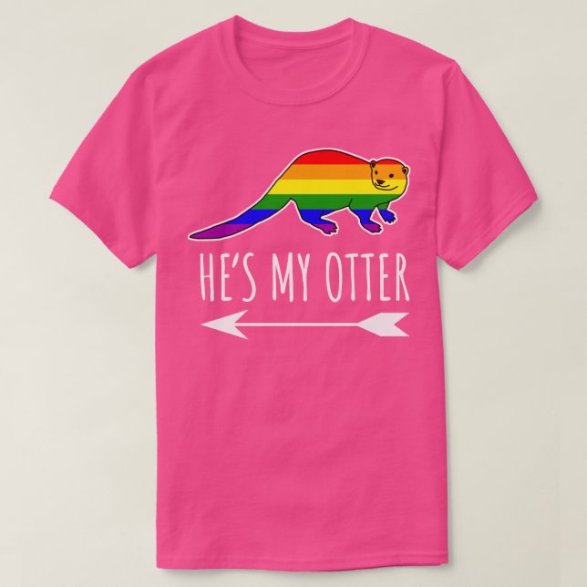 Hes My Otter T-Shirt (Design Front)