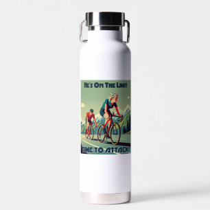 He's On The Limit Time To Attack Women's Cycling Water Bottle