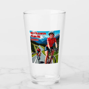 He's Slower Than He Looks Sassy Cycling Glass