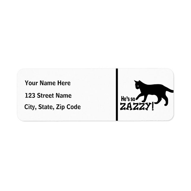 He's so Zazzy - Cat Lover (Front)