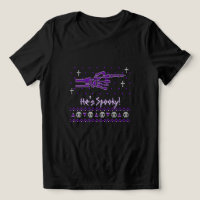 "He's Spooky!" Matching Couple Halloween T-Shirt