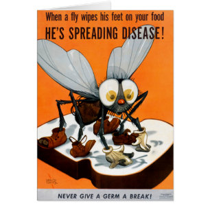 He's spreading desease Public Health Poster