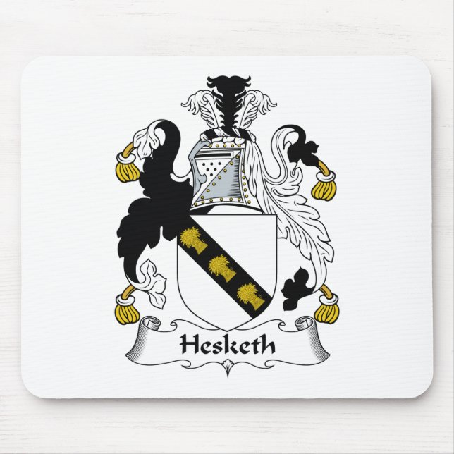 Hesketh Family Crest Mouse Pad (Front)
