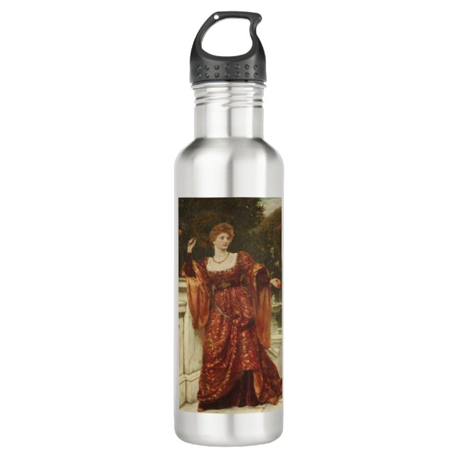 Hesperia (by Frank Dicksee) 710 Ml Water Bottle (Front)