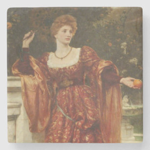 Hesperia (by Frank Dicksee) Stone Coaster