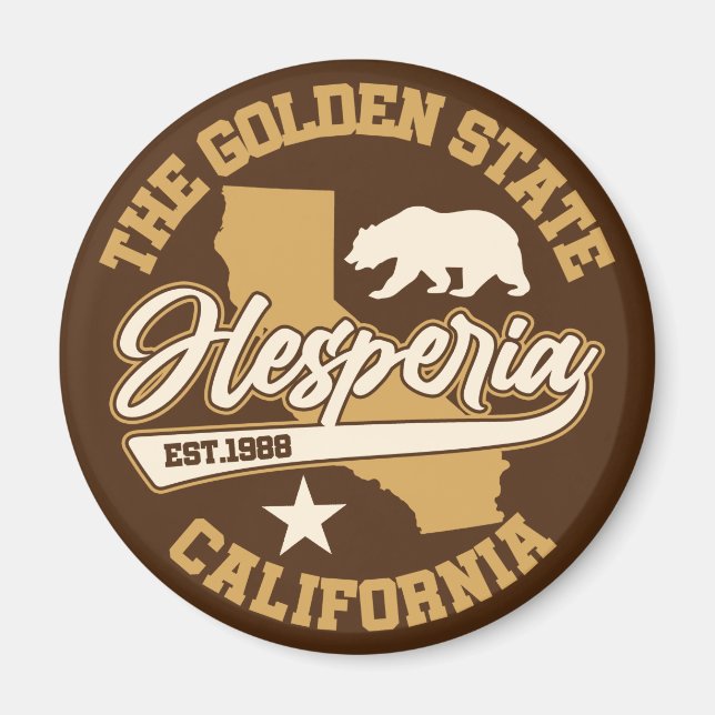 Hesperia,California Magnet (Front)