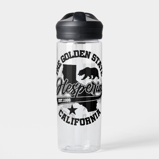 Hesperia,California Water Bottle (Front)