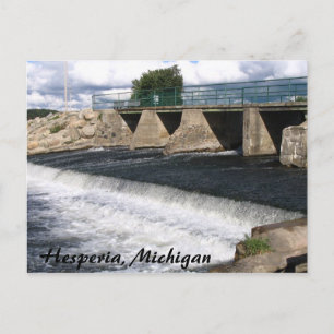 Hesperia Dam Postcard