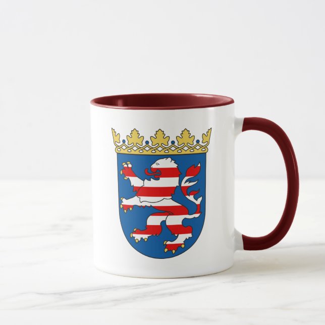 Hessen - Coat of Arms/Wappen Coffee Mug (Right)