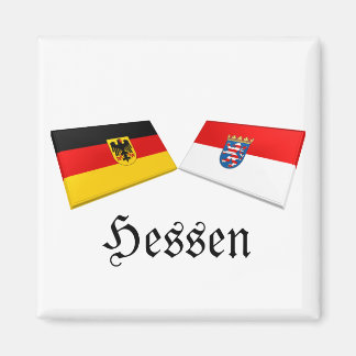 Hessen, Germany Flag Tiles Magnet