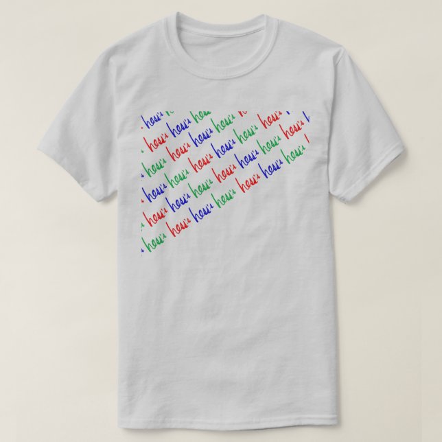 Hess's T-shirt (Design Front)