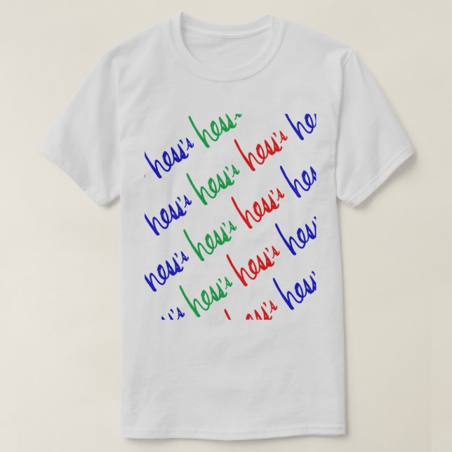 Hess's T-shirt (Design Front)