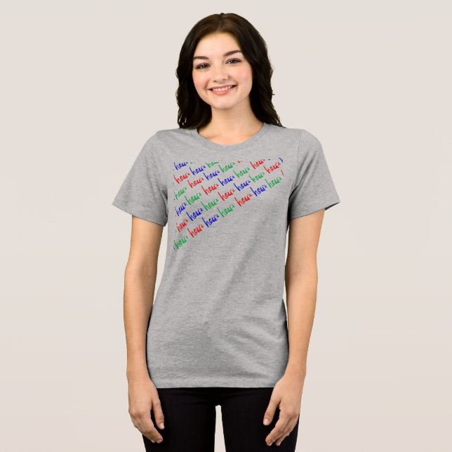 Hess's T-shirt Tri-Blend Shirt (Front Full)