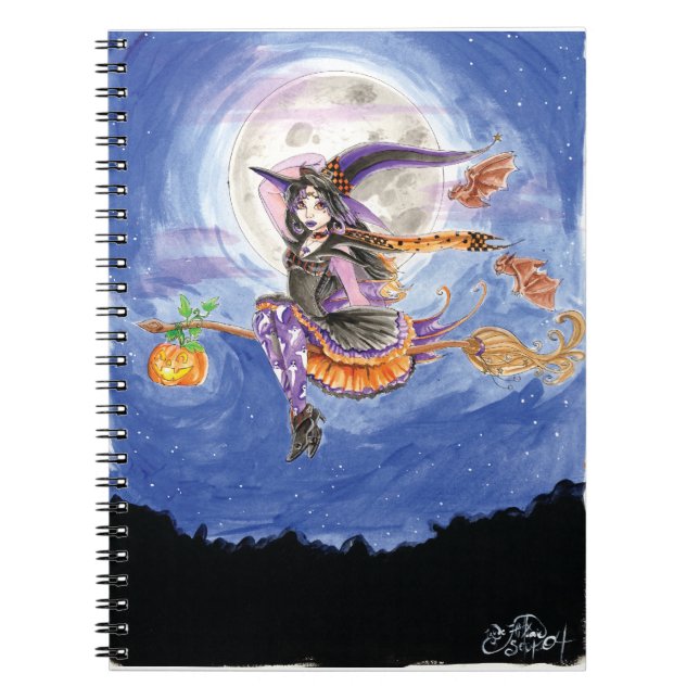 Hester and the Bats Spiral Notebook (Front)