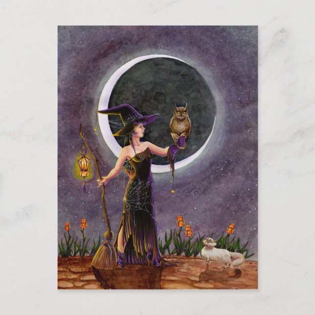 'Hester and the Owl' Postcard (Front)