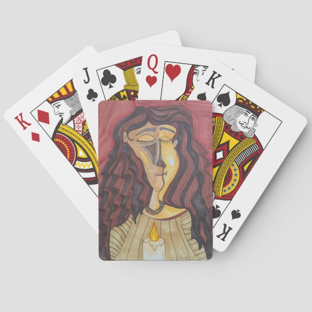 Hestia, Goddess of the Hearth Playing Cards (Back)