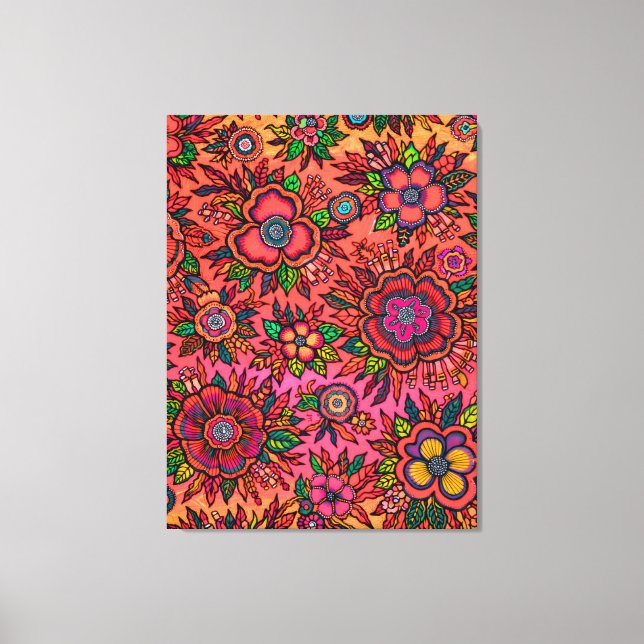 HESTIA: Sacred Ember- Maximalist Canvas Print (Front)