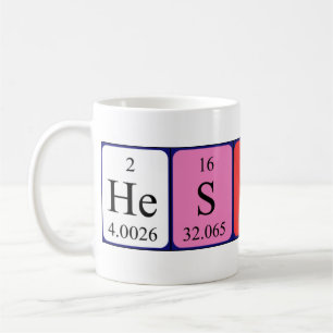 Heston periodic table name mug